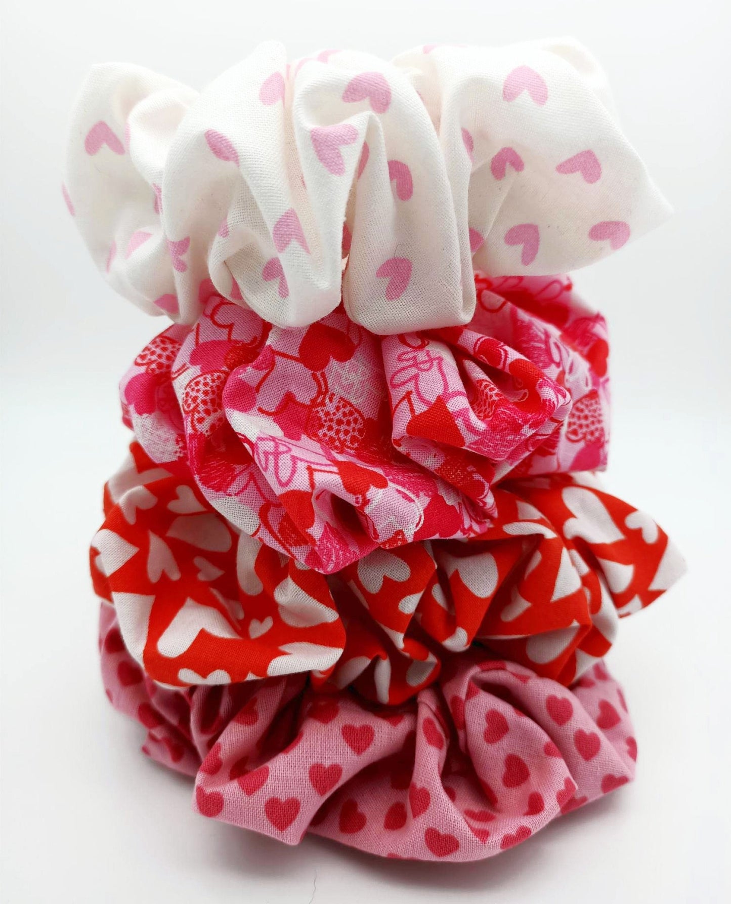 Valentines Day Love XL & Regular Size Cotton Thick Elastic Hair Tie